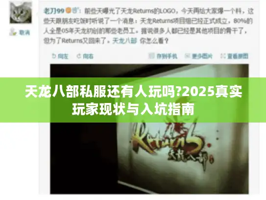 天龙八部私服还有人玩吗?2025真实玩家现状与入坑指南 天龙八部私服还有人玩吗?2025真实玩家现状与入坑指南
