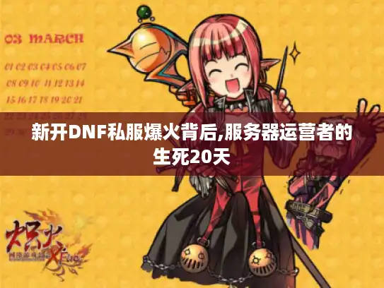 新开DNF私服爆火背后,服务器运营者的生死20天