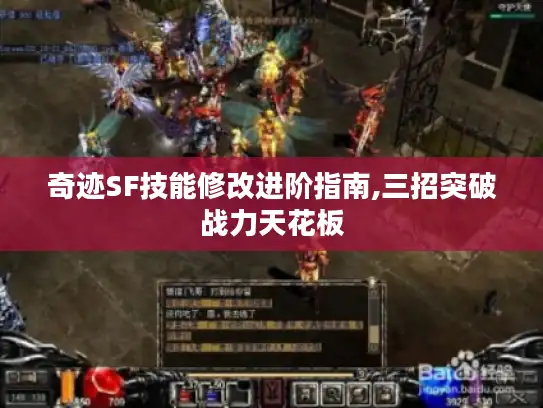 奇迹SF技能修改进阶指南,三招突破战力天花板
