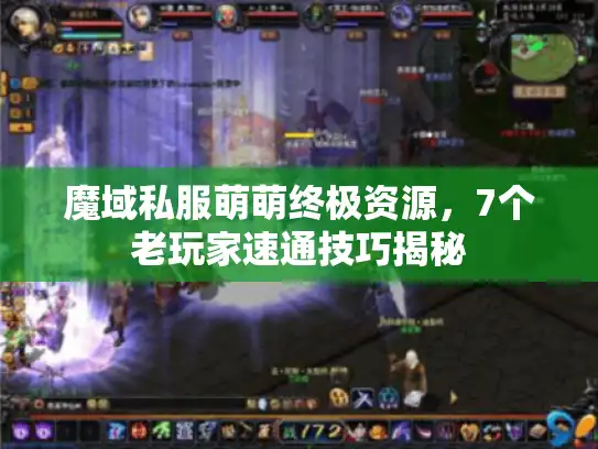 魔域私服萌萌终极资源,7个老玩家速通技巧揭秘 魔域私服萌萌终极资源,7个老玩家速通技巧揭秘