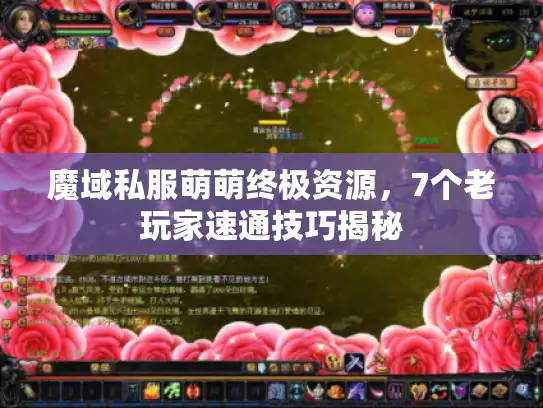 魔域私服萌萌终极资源,7个老玩家速通技巧揭秘 魔域私服萌萌终极资源,7个老玩家速通技巧揭秘