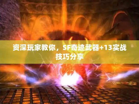 资深玩家教你，SF奇迹武器+13实战技巧分享