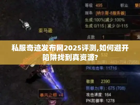 私服奇迹发布网2025评测,如何避开陷阱找到真资源?
