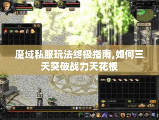 魔域私服玩法终极指南,如何三天突破战力天花板