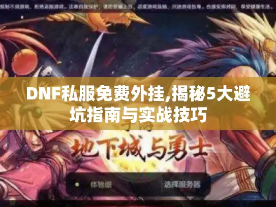 DNF私服免费外挂,揭秘5大避坑指南与实战技巧 DNF私服免费外挂,揭秘5大避坑指南与实战技巧