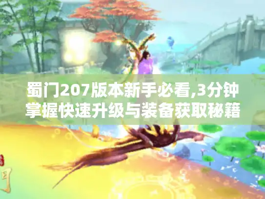 蜀门207版本新手必看,3分钟掌握快速升级与装备获取秘籍 蜀门207版本新手必看,3分钟掌握快速升级与装备获取秘籍