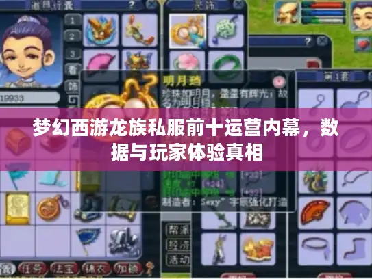 梦幻西游龙族私服前十运营内幕，数据与玩家体验真相