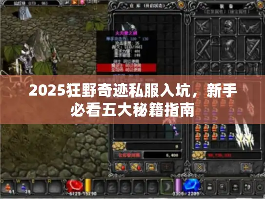 2025狂野奇迹私服入坑,新手必看五大秘籍指南 2025狂野奇迹私服入坑,新手必看五大秘籍指南