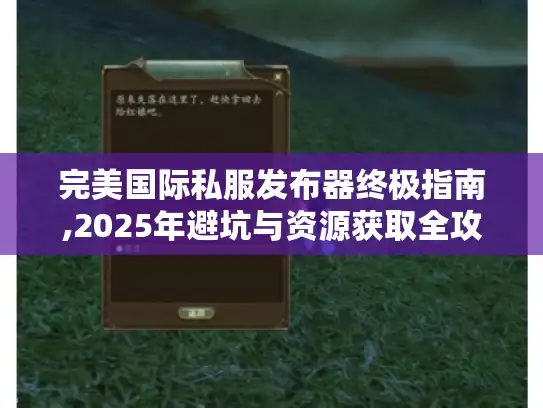 完美国际私服发布器终极指南,2025年避坑与资源获取全攻略