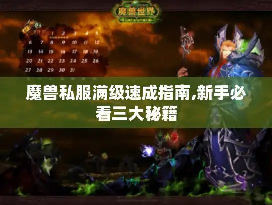 魔兽私服满级速成指南,新手必看三大秘籍 魔兽私服满级速成指南,新手必看三大秘籍