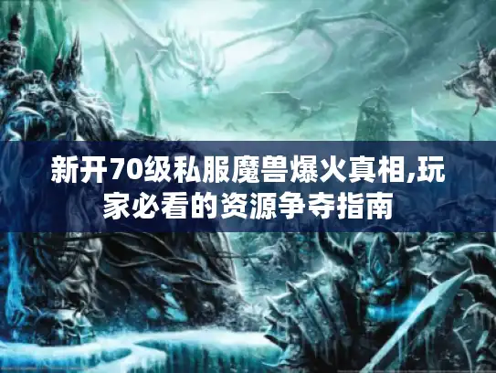 新开70级私服魔兽爆火真相,玩家必看的资源争夺指南