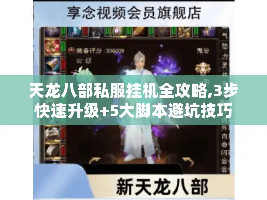 天龙八部私服挂机全攻略,3步快速升级+5大脚本避坑技巧