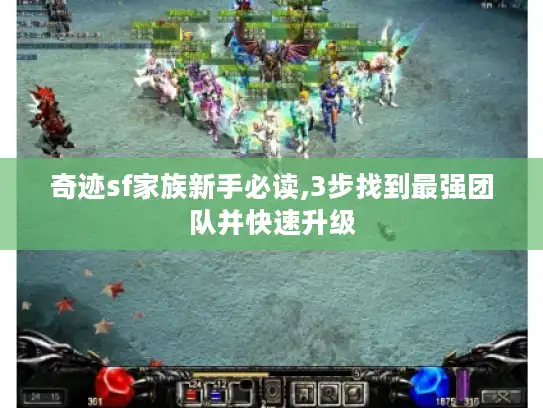 奇迹sf家族新手必读,3步找到最强团队并快速升级