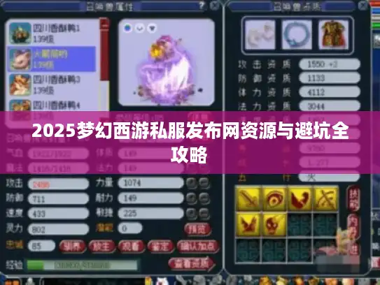 2025梦幻西游私服发布网资源与避坑全攻略 2025梦幻西游私服发布网资源与避坑全攻略