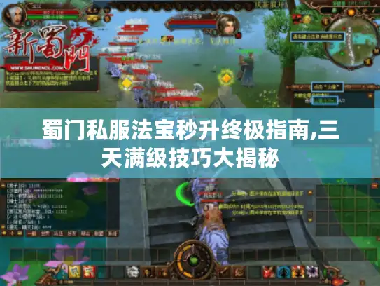 蜀门私服法宝秒升终极指南,三天满级技巧大揭秘