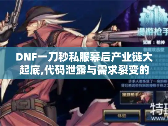 DNF一刀秒私服幕后产业链大起底,代码泄露与需求裂变的双重狂欢
