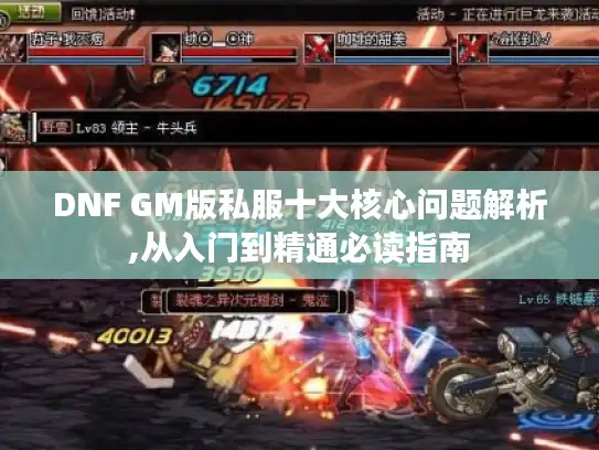DNF GM版私服十大核心问题解析,从入门到精通必读指南
