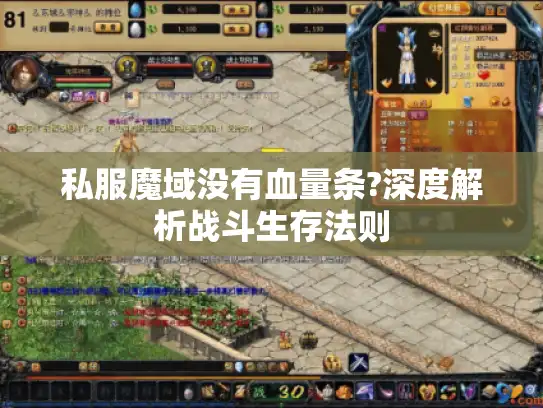 私服魔域没有血量条?深度解析战斗生存法则