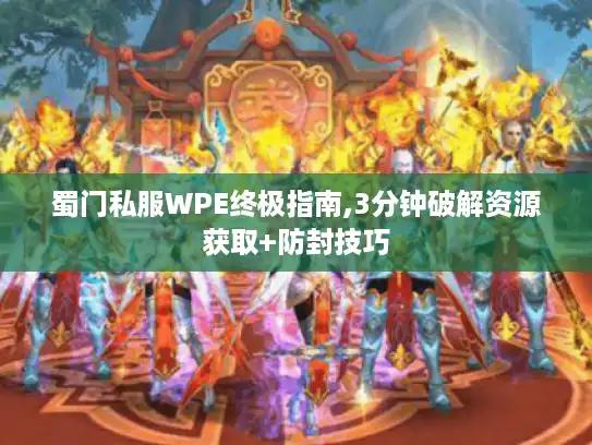 蜀门私服WPE终极指南,3分钟破解资源获取+防封技巧
