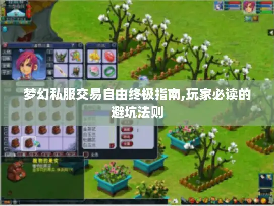 梦幻私服交易自由终极指南,玩家必读的避坑法则