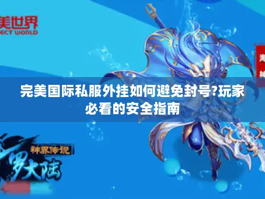 完美国际私服外挂如何避免封号?玩家必看的安全指南