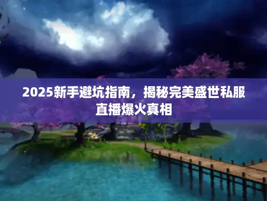2025新手避坑指南，揭秘完美盛世私服直播爆火真相