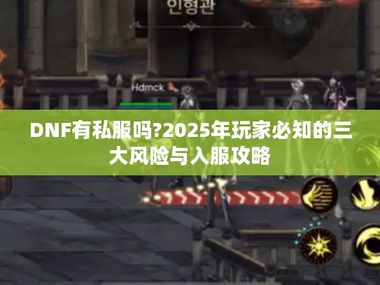 DNF有私服吗?2025年玩家必知的三大风险与入服攻略