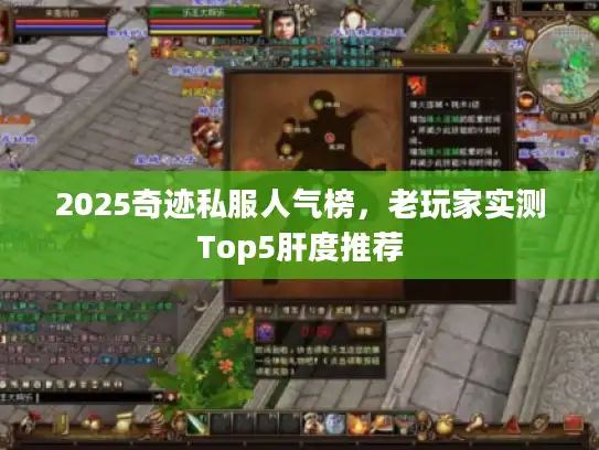 2025奇迹私服人气榜，老玩家实测Top5肝度推荐