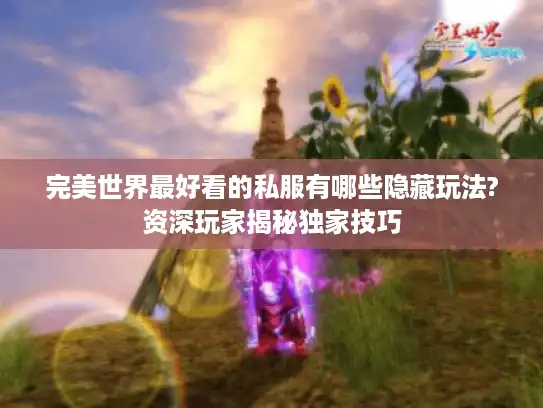 完美世界最好看的私服有哪些隐藏玩法?资深玩家揭秘独家技巧