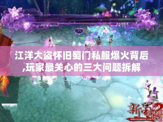 江洋大盗怀旧蜀门私服爆火背后,玩家最关心的三大问题拆解 江洋大盗怀旧蜀门私服爆火背后,玩家最关心的三大问题拆解