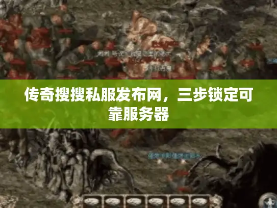 传奇搜搜私服发布网，三步锁定可靠服务器