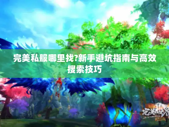 完美私服哪里找?新手避坑指南与高效搜索技巧
