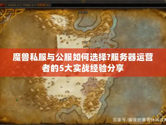 魔兽私服与公服如何选择?服务器运营者的5大实战经验分享