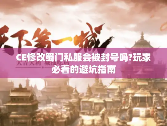 CE修改蜀门私服会被封号吗?玩家必看的避坑指南