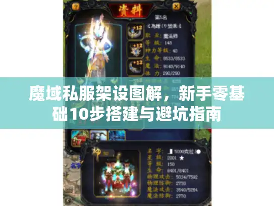 魔域私服架设图解，新手零基础10步搭建与避坑指南