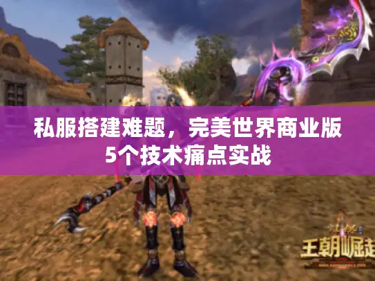 私服搭建难题，完美世界商业版5个技术痛点实战