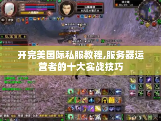 开完美国际私服教程,服务器运营者的十大实战技巧