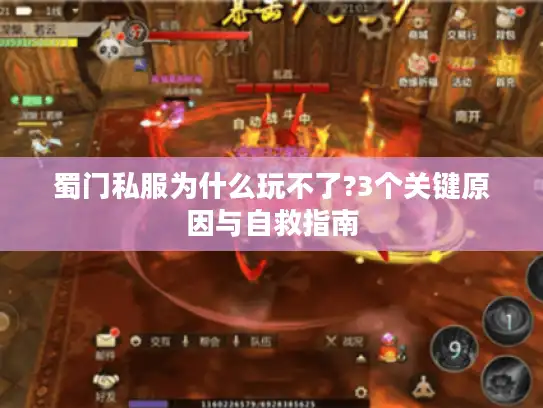 蜀门私服为什么玩不了?3个关键原因与自救指南