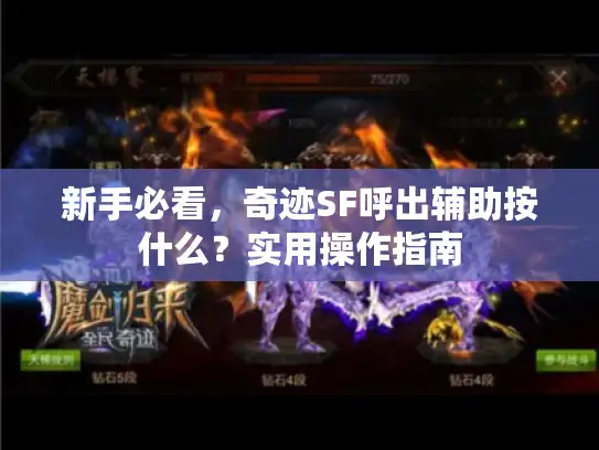 新手必看，奇迹SF呼出辅助按什么？实用操作指南