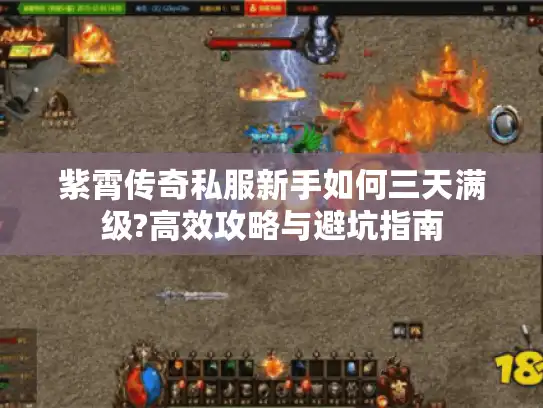 紫霄传奇私服新手如何三天满级?高效攻略与避坑指南