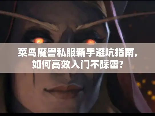 菜鸟魔兽私服新手避坑指南,如何高效入门不踩雷?