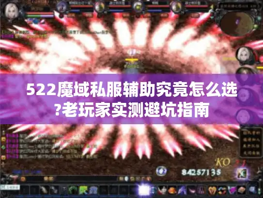 522魔域私服辅助究竟怎么选?老玩家实测避坑指南