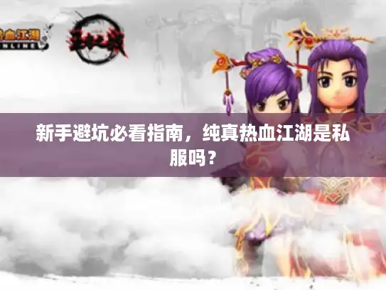新手避坑必看指南，纯真热血江湖是私服吗？