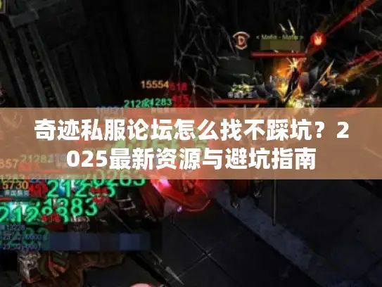 奇迹私服论坛怎么找不踩坑？2025最新资源与避坑指南