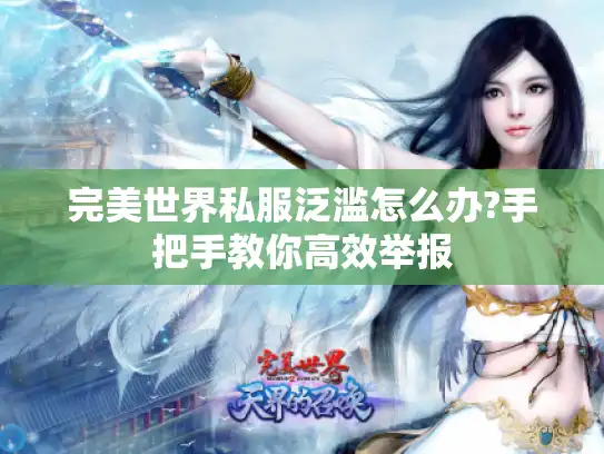 完美世界私服泛滥怎么办?手把手教你高效举报