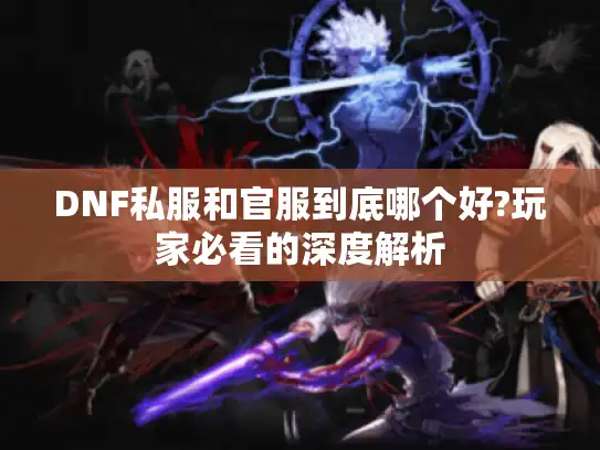 DNF私服和官服到底哪个好?玩家必看的深度解析