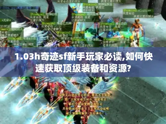 1.03h奇迹sf新手玩家必读,如何快速获取顶级装备和资源?