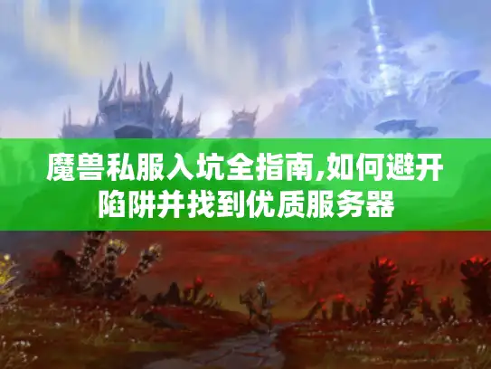 魔兽私服入坑全指南,如何避开陷阱并找到优质服务器