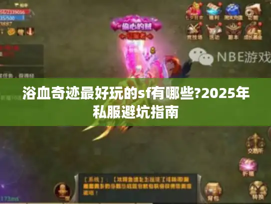 浴血奇迹最好玩的sf有哪些?2025年私服避坑指南