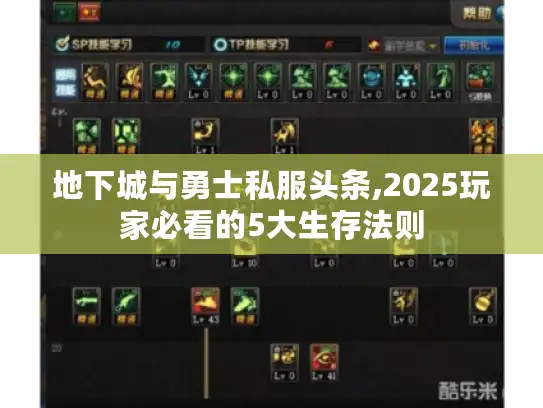 地下城与勇士私服头条,2025玩家必看的5大生存法则